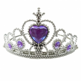Tiara z yształkami fioletowa