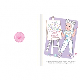 Wspaniałe modelki Aktywizująca książeczka dla dziewczynek. 1000 brylancików