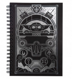 Coolpack. Kołobrulion B5 Disney 100 - Black Collection Silver Mandalorian (60053PTR)