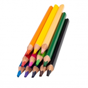 Kredki trójkątne Jumbo. 12 kolorów