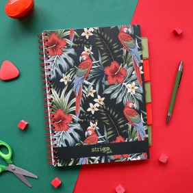 Kołozeszyt Strigo Pads Project Book A4 atka Tropiki - Papuga