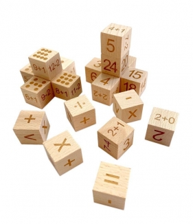 Klocki edukacyjne - Cyfry. liczby i działania matematyczne