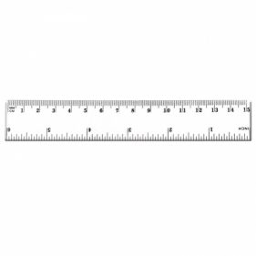 Linijka Tetis. 15cm (BL002-A)