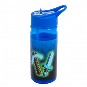 Bidon z rurką Aqua Pure - Blue Pixel