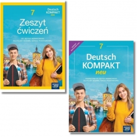 Pakiet: Podręcznik + zeszyt ćwiczeń Deutsch KOMPAKT neu 7. Szkoła podstawowa. Klasa 7. Język niemiecki.