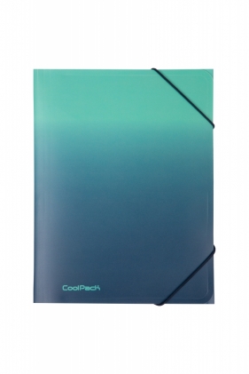 Coolpack. Teczka z gumką A4 Gradient - Blue Lagoon (31220CP)
