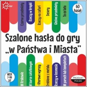 Abino. Szalone hasła do gry „w Państwa i Miasta”