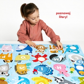 CzuCzu. Duuuże puzzle z dziurką - Alfabet