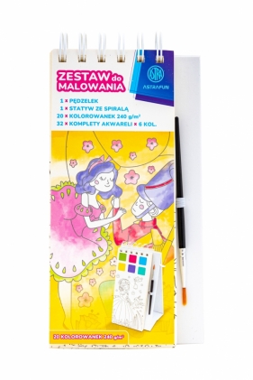 Zestaw do malowania z farbami AstraFun 20 kol + pędzel 1 szt. (320024071)