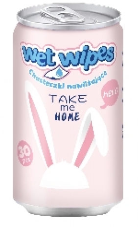 Astra Chusteczki nawilżające w puszce Króliczki. 1 szt. (716024103)