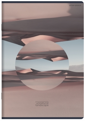 Zeszyt Top 2000 Unnatural Landscape A5/60k linia z marginesem. 1 szt