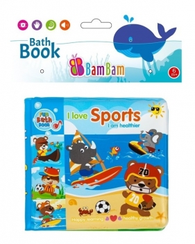 Książeczka do kąpieli Zwierzęta. Sport