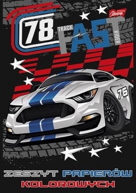 Zeszyt papierów kolorowych A5 10 kartek. UNIPAP