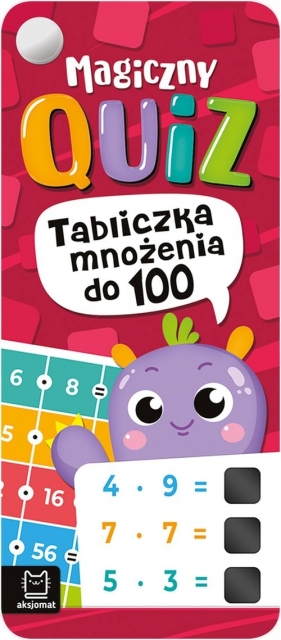 Magiczny quiz Tabliczka mnożenia do 100. Z nitem