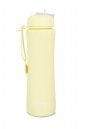 Coolpack. Bidon Silikonowy Pump 600 ml Pastel - Powder Yellow (Z14649)