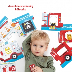 CzuCzu: Puzzle z dziurką - Wóz strażacki