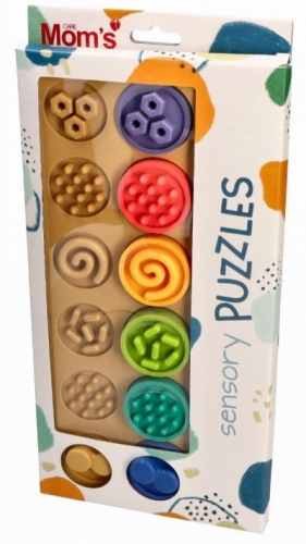 Puzzle sensoryczne kółeczka XL