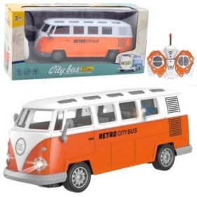 Autobus retro RC ze światłem 1:30