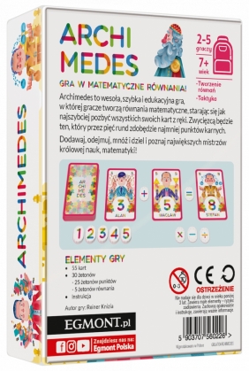 Archimedes. Gry do plecaka