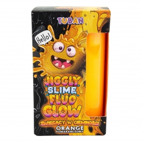 Tuban. Jiggly Slime Fluo Glow - pomarańczowy (TU3822)