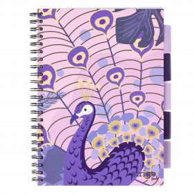 Kołozeszyt Strigo Pads Project Book A4 atka Jungla - fioletowy