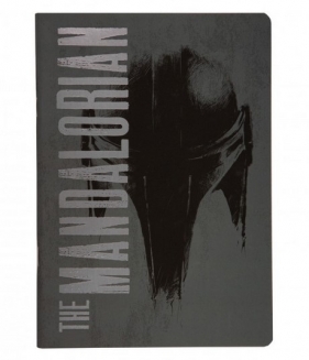 Coolpack. Zeszyt A5 w linię Disney 100 - Black Collection Mandalorian (60985PTR)