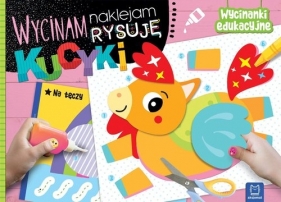Wycinam naklejam. rysuję. Kucyki. Wycinanki edukacyjne