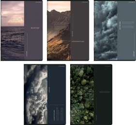 Zeszyt Top 2000 Bird's Eye A5/96k atka z marginesem. 1 szt