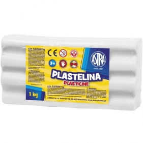 Plastelina Astra. 1 kg - biała (303111001)