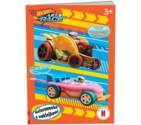 Hot Wheels. Kolorowanka z Naklejkami