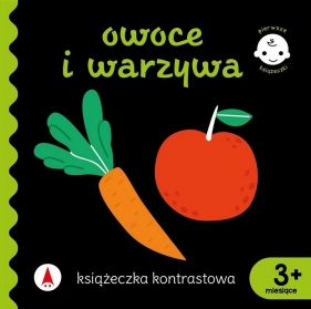 Książeczka kontrastowa. Owoce i warzywa