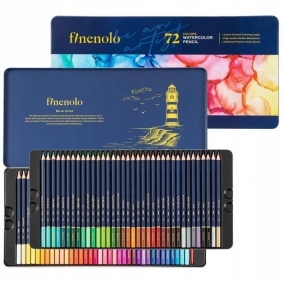 Kredki ołówkowe akwarelowe Finenolo. 72 kolory