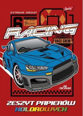 Zeszyt papierów kolorowych A5 10 kartek. UNIPAP