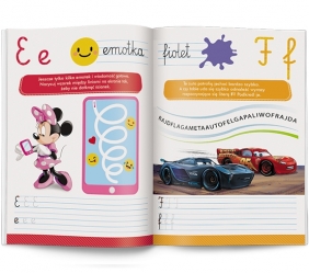Disney Uczy Przygoda z Czytaniem. Elementarz. Ćwiczenia. Litery