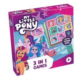 Gra 3w1 - My Little Pony: Lotto Domino. Memo