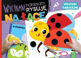 Wycinam naklejam. rysuję. Na łące. Wycinanki edukacyjne