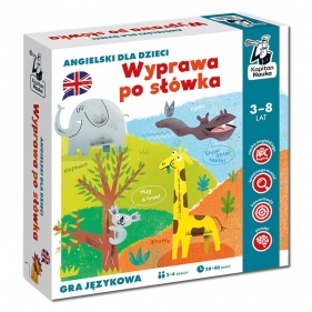 Wyprawa po słówka Angielski dla dzieci. Gra edukacyjna 3-8 lat