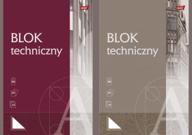 Blok techniczny Unipap A4. 10k - biały