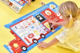 CzuCzu: Puzzle z dziurką - Wóz strażacki