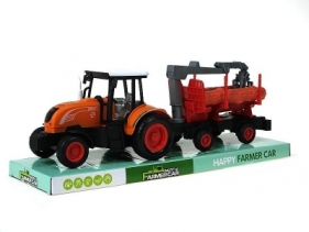 Traktor z przyczepą