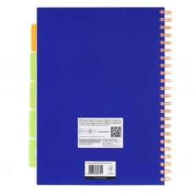Kołozeszyt Strigo Pads Project Book A4 atka Neon - Granatowy