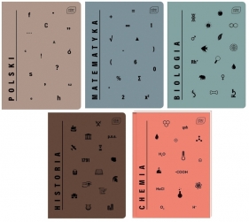 Zestaw zeszytów tematycznych Interdruk 5 szt.