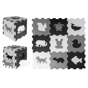 Smily Play. Mata piankowa zwierzęta B&W 1/10 (SP84354)