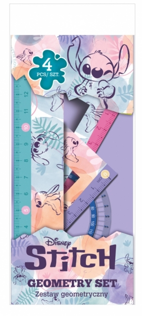 Coolpack Zestaw geometryczny Disney Fashion - Stitch pastel. 4 szt. (91958PTR)