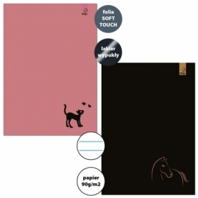 Zeszyt A4/32K linia 90g Animal S1. 5szt