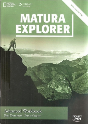 Matura Explorer Advanced Część 5. Zeszyt ćwiczeń z płytami audio CD do j. angielskiego dla szkół ponadgimnazjalnych. Zaes rozszerzony - Szkoły ponadgimnazjalne