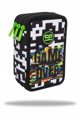 Coolpack. Potrójny piórnik z wyposażeniem Jumper 3 - Game Over (F067679)