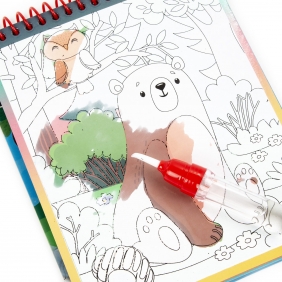 Magiczna kolorowanka wodna. wielorazowa - zwierzęta