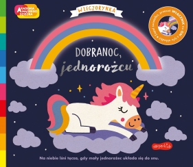 Akademia mądrego dziecka Wieczorynka. Seria ze światełkami. Dobranoc. jednorożcu