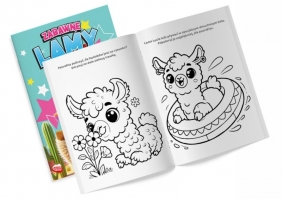 Zabawne lamy z naklejkami